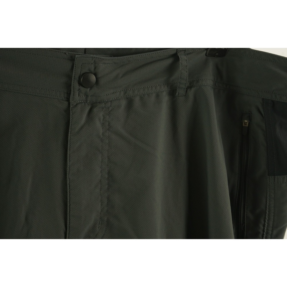 Novara Mens XL Gray Woven Nylon Ripstop Stretch Zip Pocket Biking Cycling Shorts - Picture 4 of 11